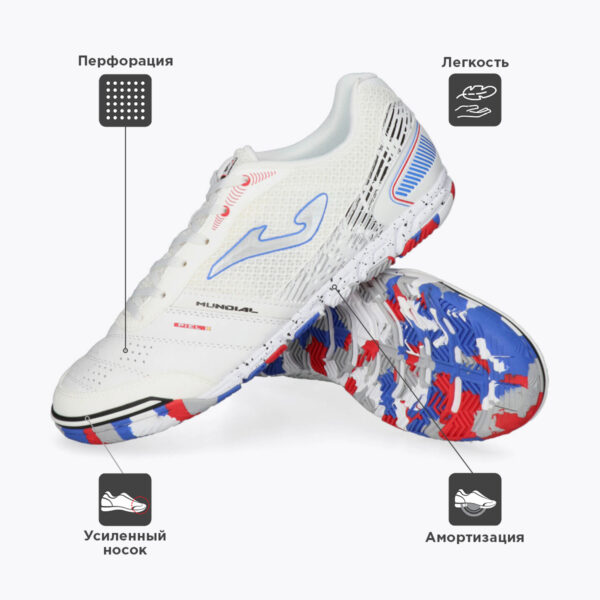 093F1001307A38C9E06386DE45535A5B JOMA. Футзальная обувь MUNDIAL MUNW2302IN