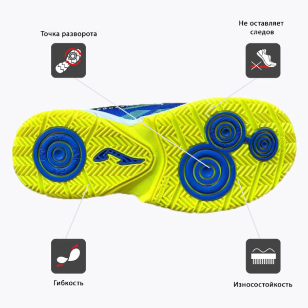 116C4F4B534965E6E06386DE45532A7C JOMA. Футзальная обувь POWERFUL JR POJS2404INV