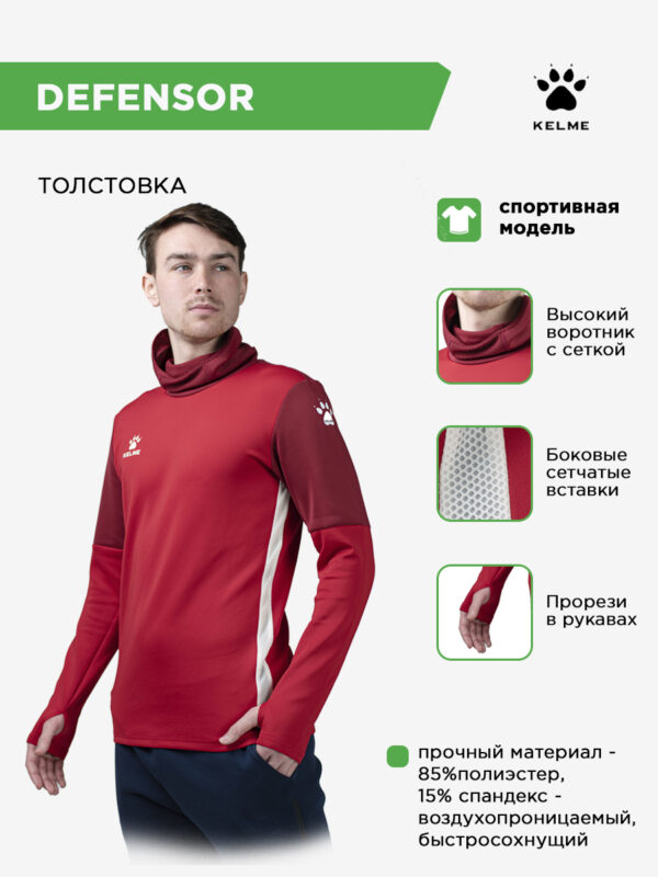 4CC152CD3F33CEB4E063140AA8C08854 Толстовка DEFENSOR 8161TT1003.600
