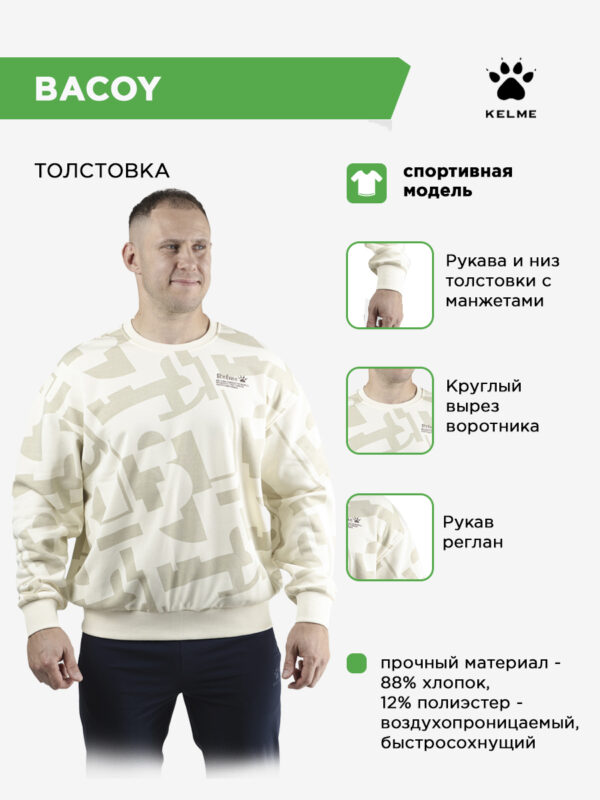 4CE601C31434BF72E063140AA8C0373B Толстовка BACOY 6417TT1005.5007