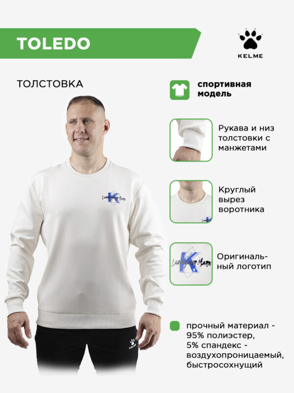 4CE6925C7353CD46E063140AA8C0B54F Толстовка TOLEDO 8061TT1002.100