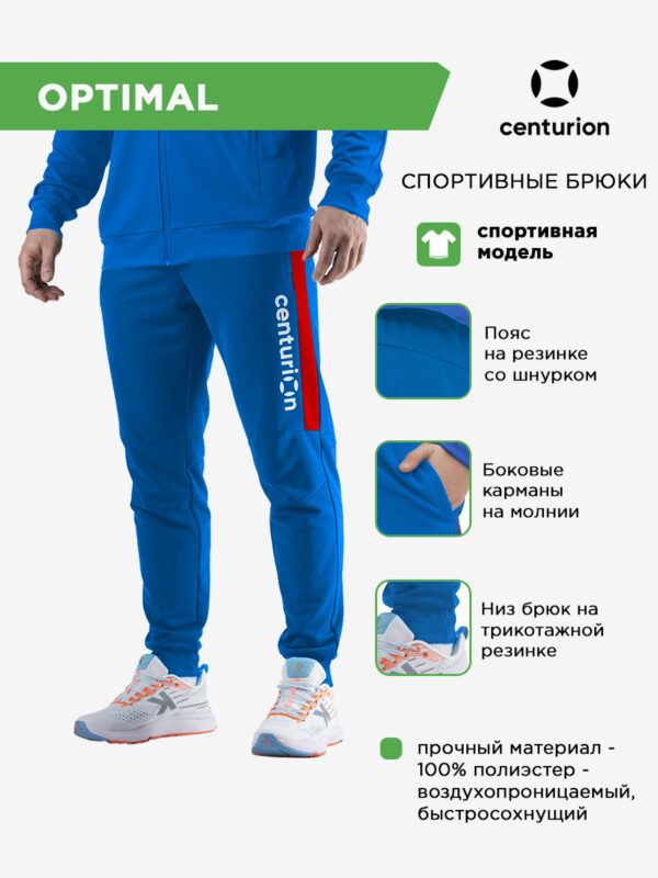 54FD2920C29CCE6DE063140AA8C03FC6 Брюки спортивные на манжете OPTIMAL PN1203M0609